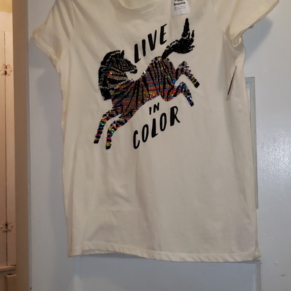 Flippy sequin top